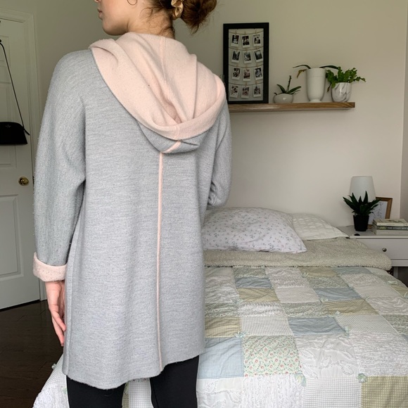 PINK AND GREY CARDIGAN - Picture 3 of 9